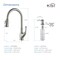 Kibi Summit Single Handle Pull Down Kitchen Sink Faucet with Soap Dispenser C-KKF2009BN-KSD101BN - alternate 3